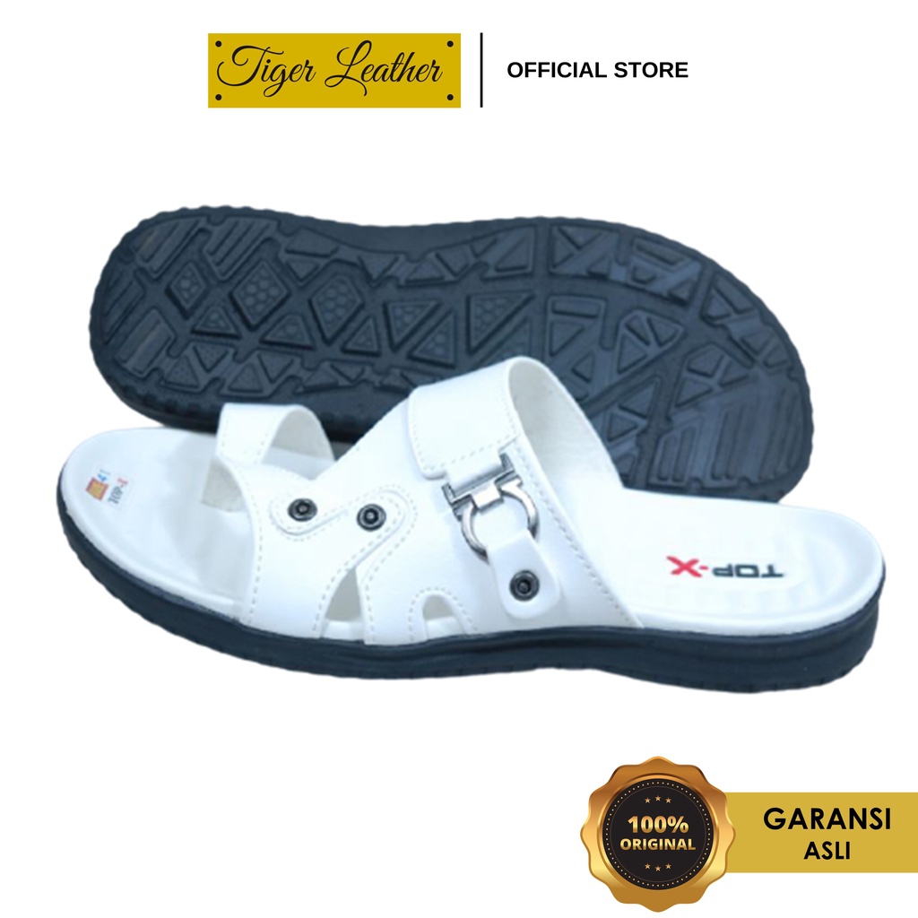 Sandal Japit Pria - Sandal Modern - Modern Shoes - Sandal Kasual - Sendal Casual - Sandal Putih