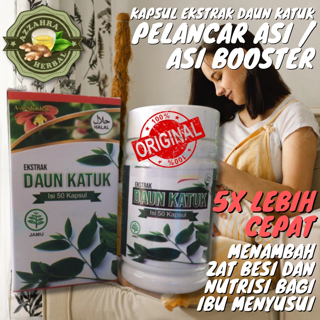 Kapsul Ekstrak Daun Katuk / Pelancar Asi / Asi Booster / Menambah Zat Besi dan Nutrisi Bagi Ibu Menyusui