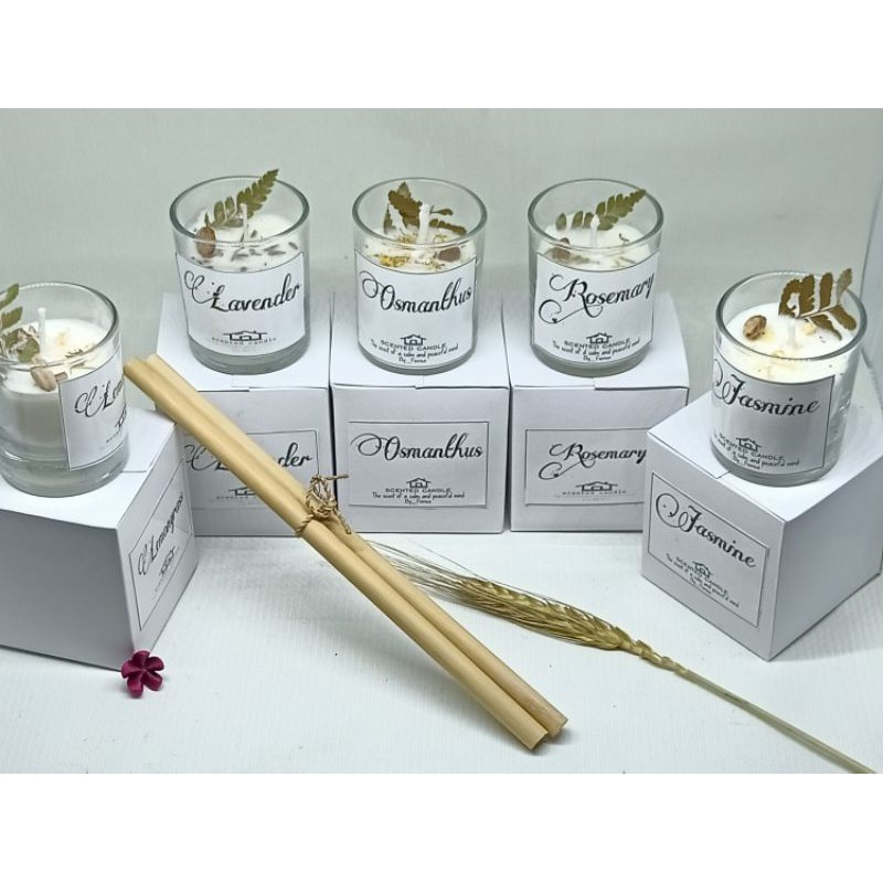 Scented Candle Lilin aromatherapi dalam gelas Lilin Aroma terapi murah
