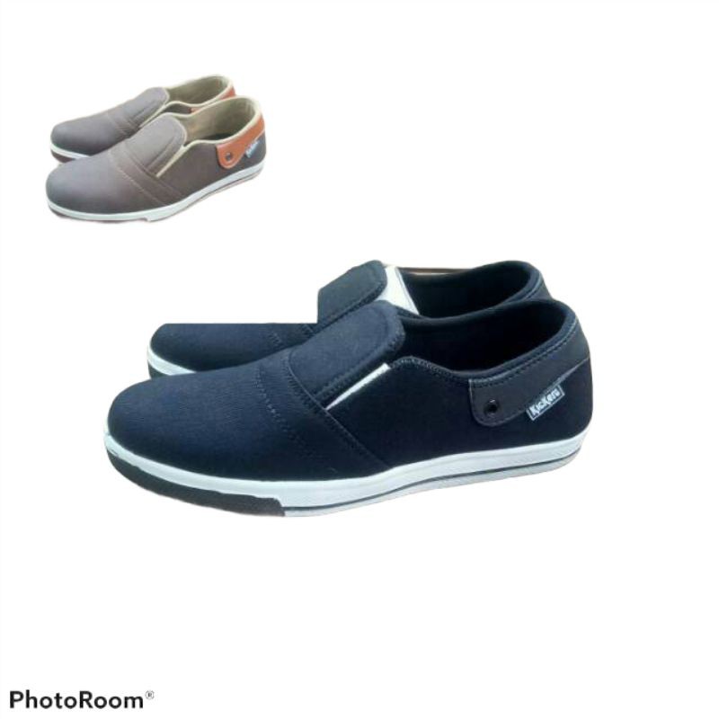 Sepatu slip on pria sepatu casual  pria  sepatu santai sepatu slop pria