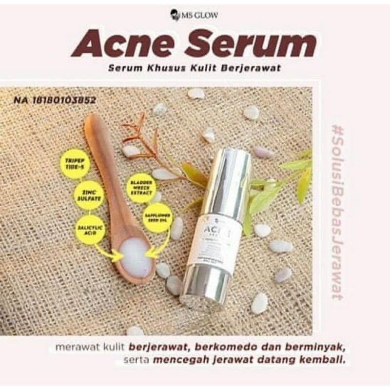 SERUM ACNE MS GLOW ORI SERUM JERAWAT MSGLOW ASLI ORIGINAL