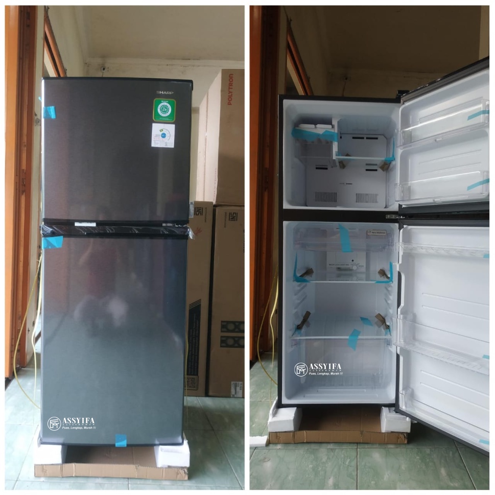 KULKAS SHARP 2 PINTU KIREI SERIES SJ-236 MN HS