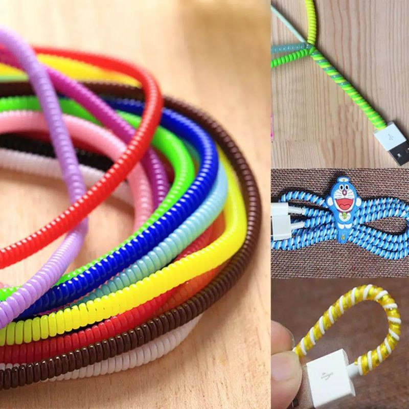 Pelindung Kabel Charger Kabel Headset Spiral