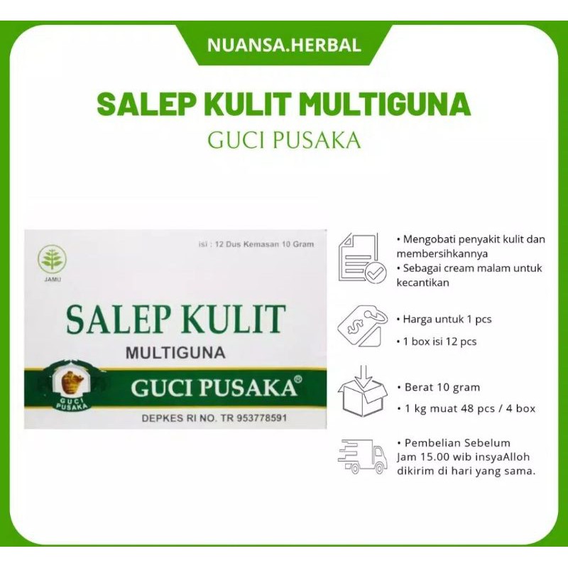 Salep Kulit MultiGuna Netto 10 Gram