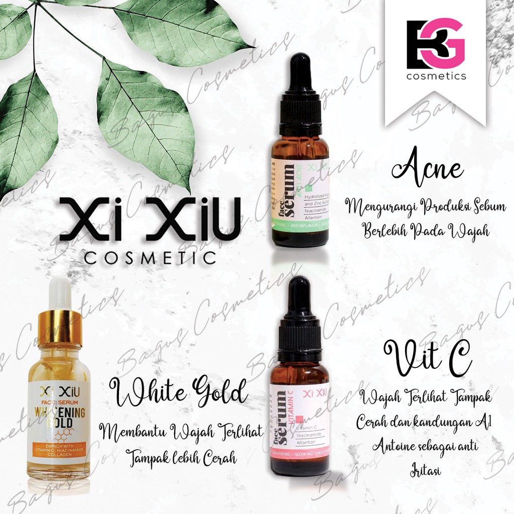 XI XIU SERUM WAJAH | Face Serum Anti Acne / Vit C