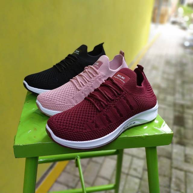 SEPATU RAJUT TERBARU IMPORT BELBE ORIGINAL