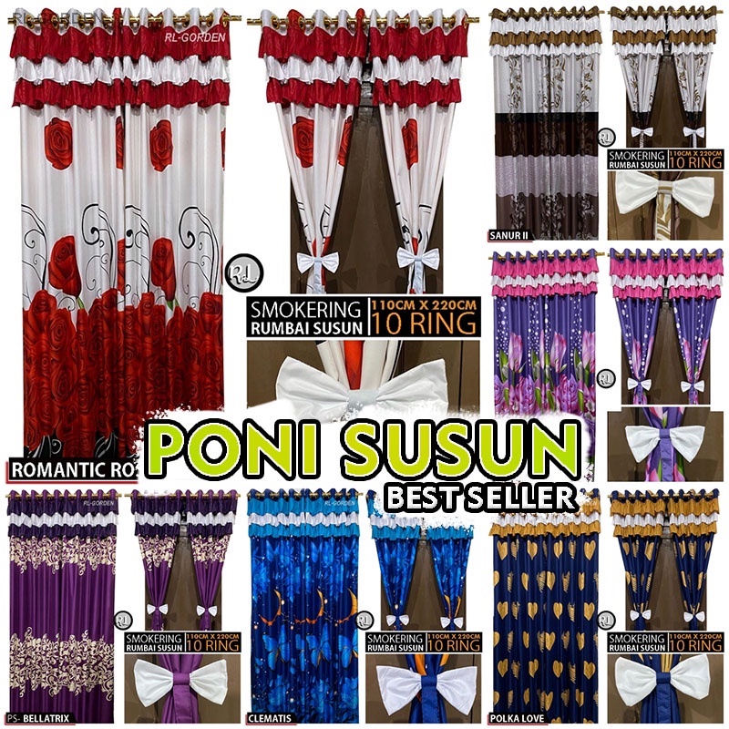 BEST SELLER GORDEN SMOKERING MURAH DENGAN RUMBAI PONI SUSUN