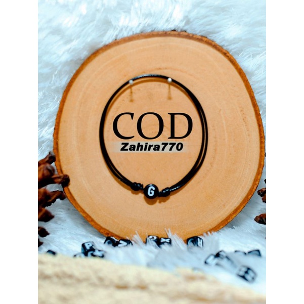 COSTUM GELANG INISIAL MOTE PIPIH TALI KOREA anti air