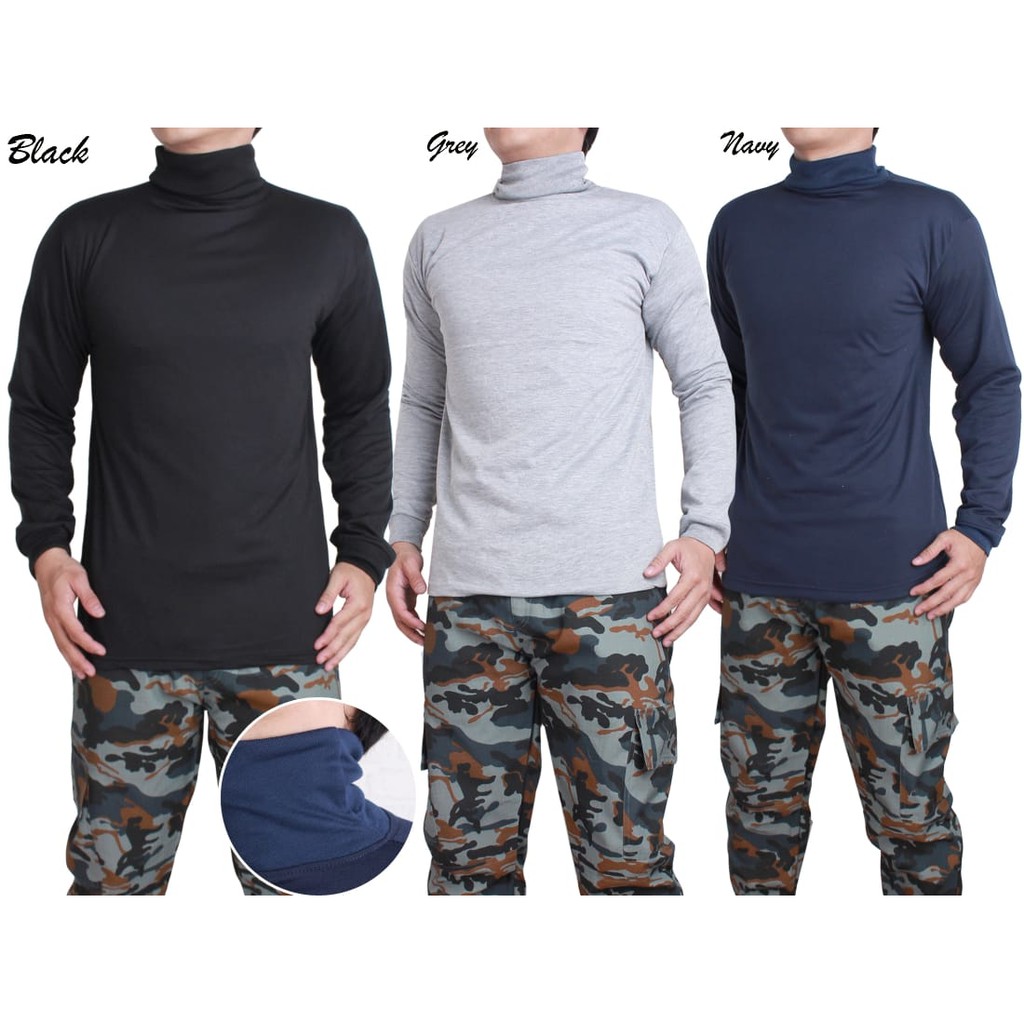 Kaos sales turtleneck pria