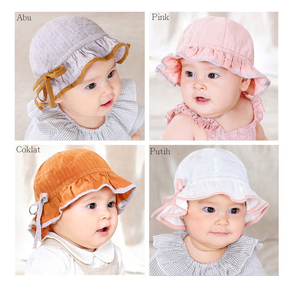 Topi Bayi Anak Cewek Cantik Dan Manis