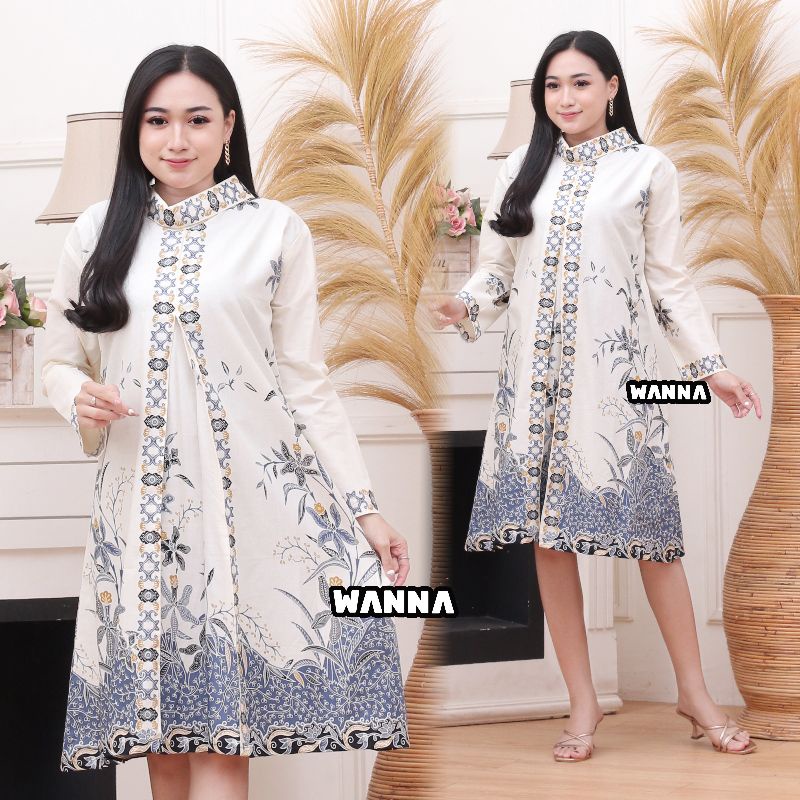 TUNIK BATIK MODERN CANTIK KEKINIAN BAJU WANITA TUNIK Rp.170.000