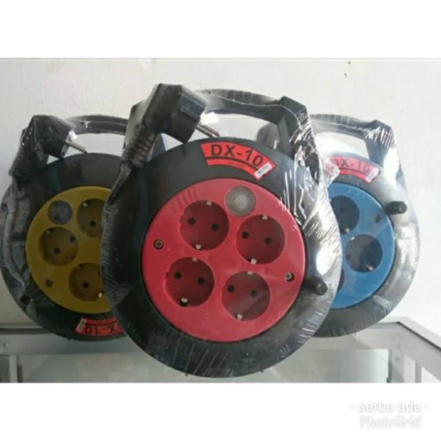 KABEL ROLL / STOP KONTAK / Kabel olor / kabel gulung LAMPU INDIKATOR 6 meter DEXTA