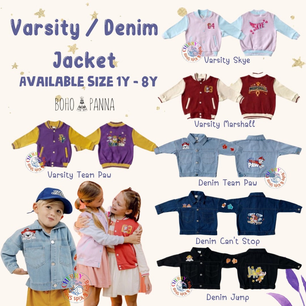 Paw patrol varsity outlet jacket