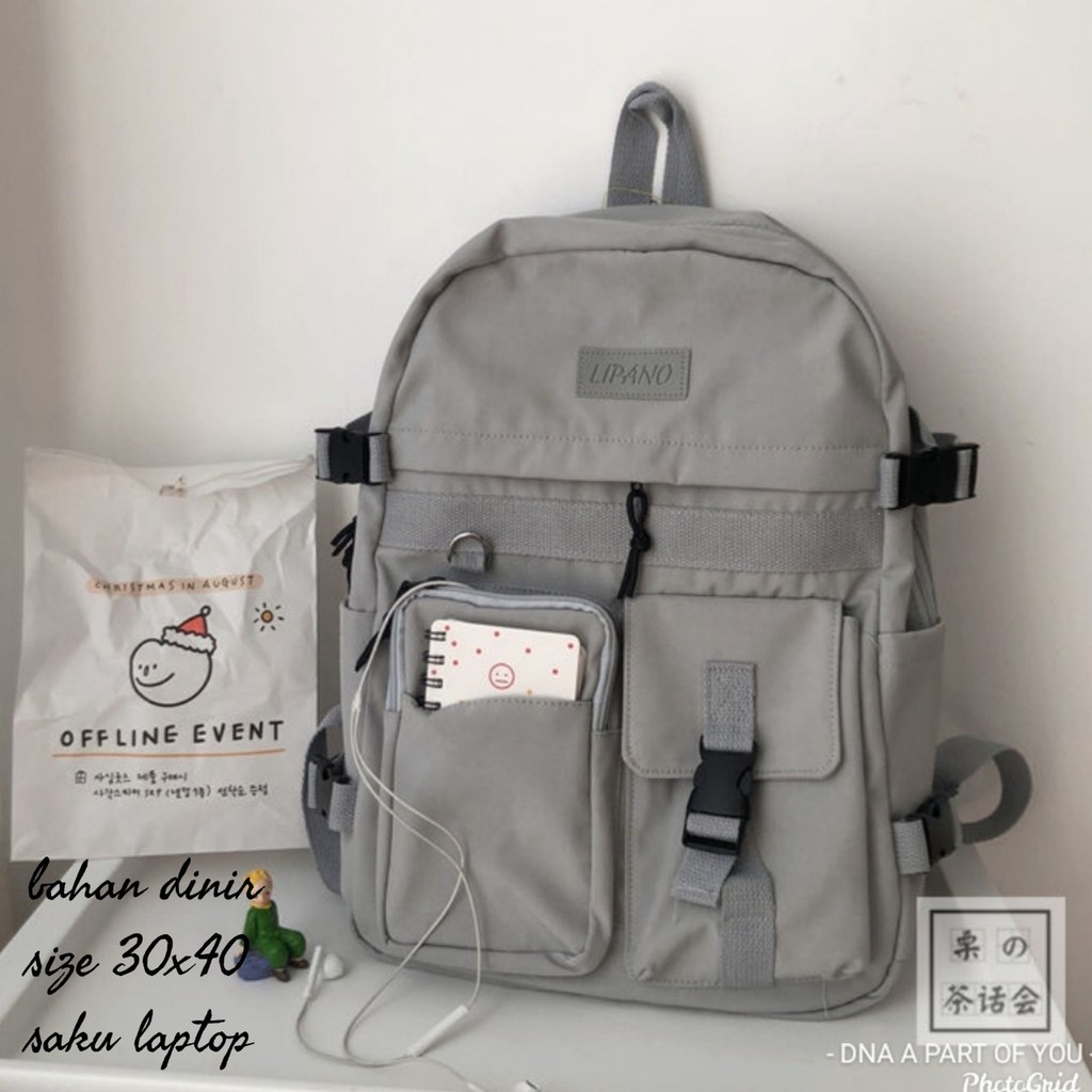 Diobrale - Tas Ransel My Bag Polos Terbaru 2021 Tas Ransel Anak Remaja Kekinian Fashion Korea