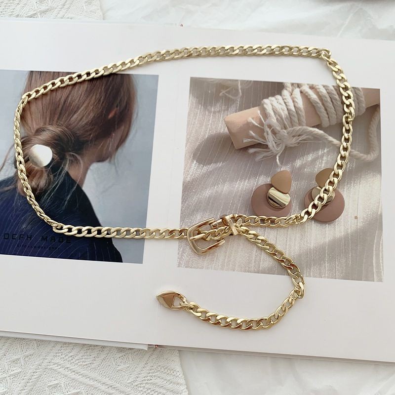Belt Wanita Rantai Ikat Pinggang Chain Metal Fashion Gold Waist "Aries