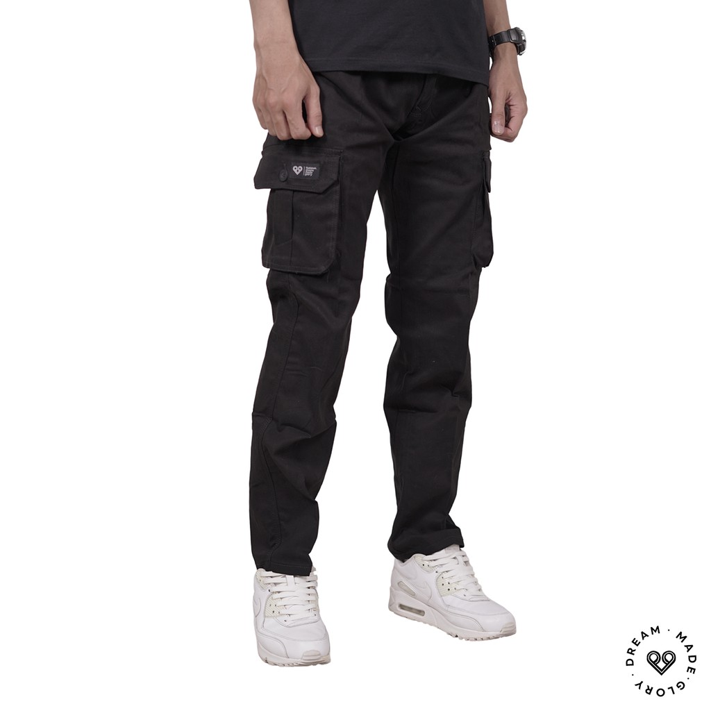 Cargo Pants - Kuma - Adaptive Black by Feel Denim