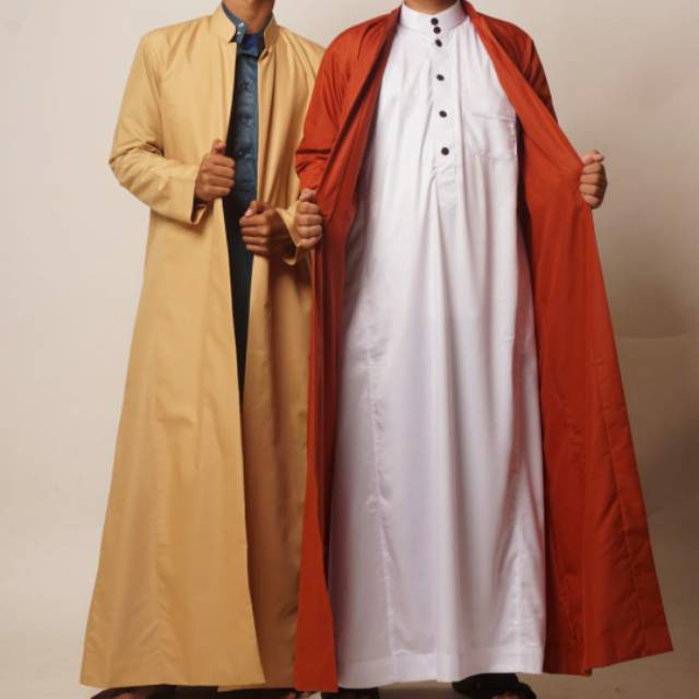 jubah pria dewasa / jubah luaran saudi ikhwan imam / jubah gamis pria/tob yaman /jubah habib (free3)