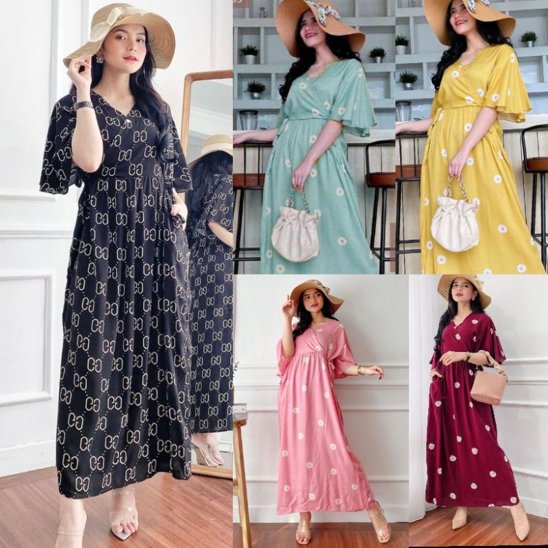 BEST SELLER KAREEN DRESS / KIMONO DASTER DASTER BUSUI TALI SAMPING KANAN KIRI DASTER VIRAL