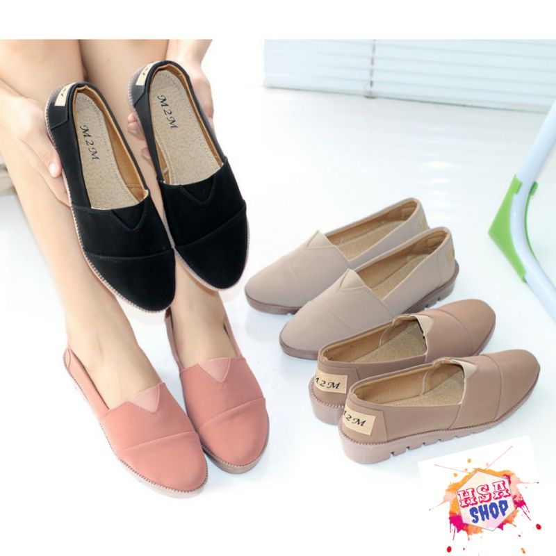 Hsa sepatu slipon wanita