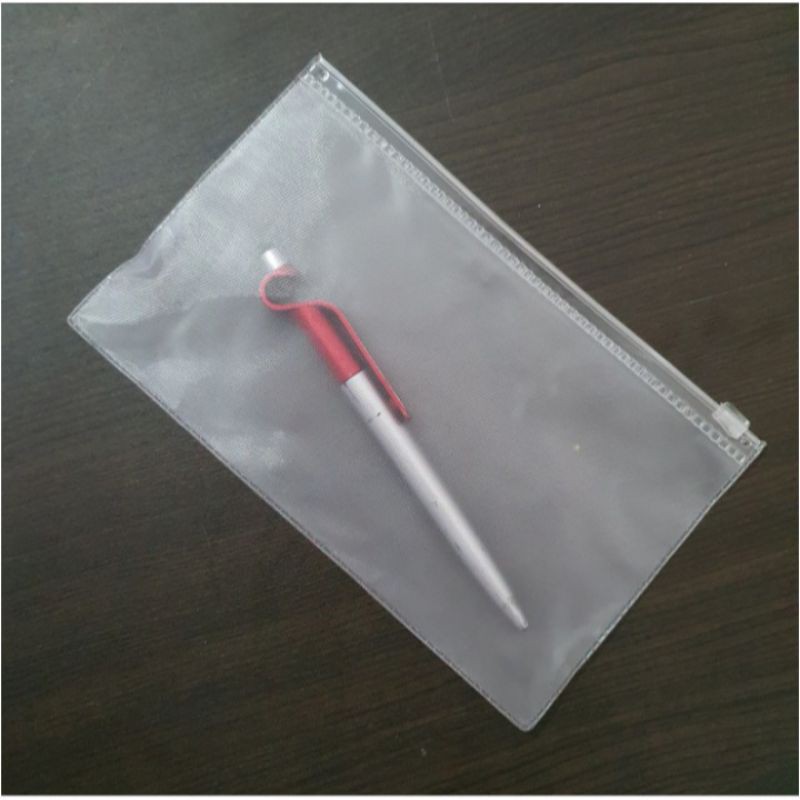 plastik mika buram zipper serba guna