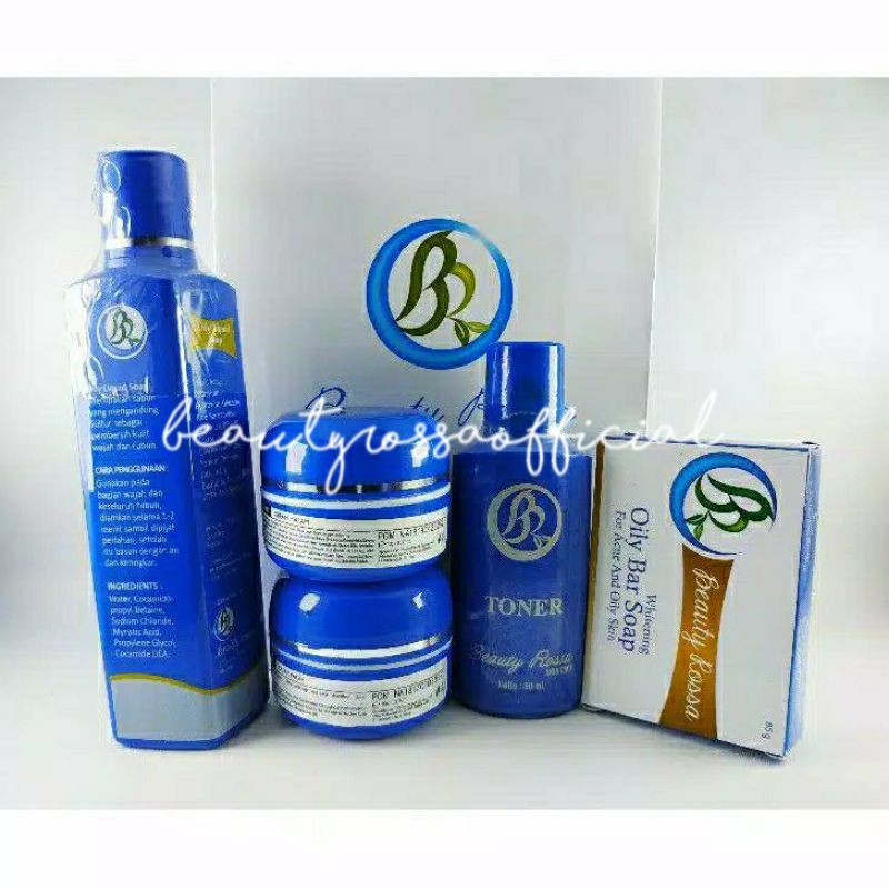 PAKET PEMUDAR BEKAS JERAWAT PAKET PENGHILANG NODA ACNE BEAUTY ROSSA PAKET ACNE Beautyrossa