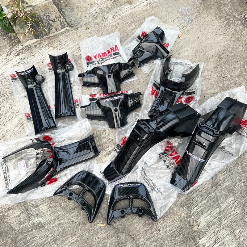 cover body F1zr full original YAMAHA custom carbon Visor 125Zr cover kontak F1zr Begel fizR spakbor fizr