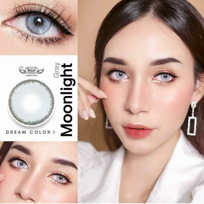 Softlens MOONLIGHT Dream Color I Korea Original Botol Kaca / Soflens MOON LIGHT Dreamcolor 1 Depkes Softlen