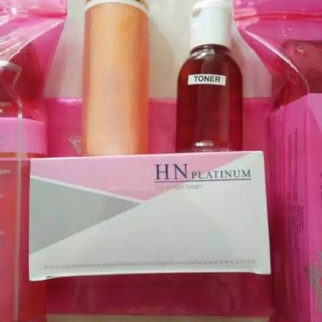 PAKET CREAM HN PLATINUM BPOM ORI + SABUN DAN TONER KRIM HN HETTY NUGRAHATI ORIGINAL KREM HN ASLI