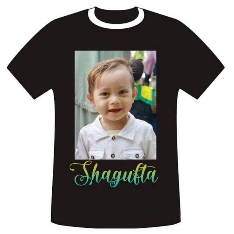 KAOS PHOTO ANAK GRATIS NAMA (BAYAR DITEMPAT) TERMURAH KAOS COSTUM ANAK