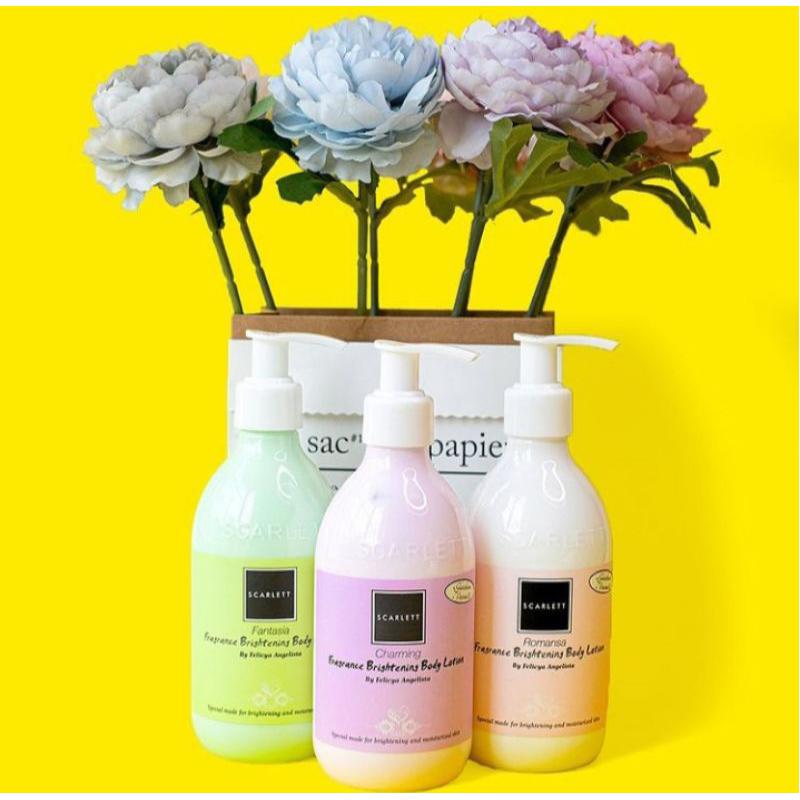 SCARLETT WHITENING Body Lotion |Brightening Romansa Fantasia charming freshy Felicya Angelista