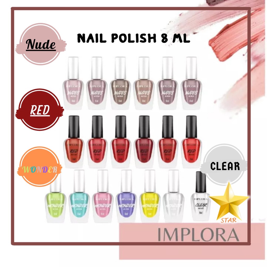 ORIGINAL NEW Implora Nail Polish 8 mL Implora Kutek Cat Kuku Implora