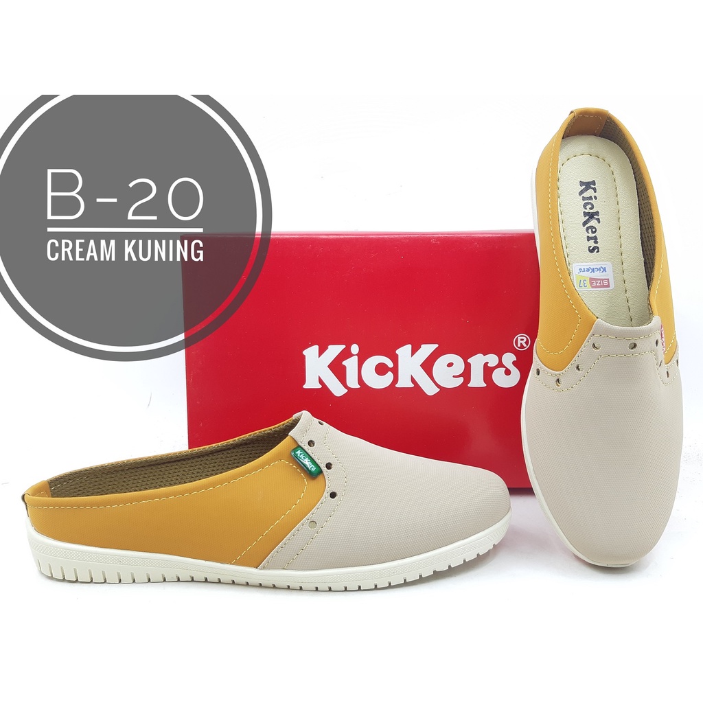 Sepatu Kickers Wanita Flat Shoes Kode B-20