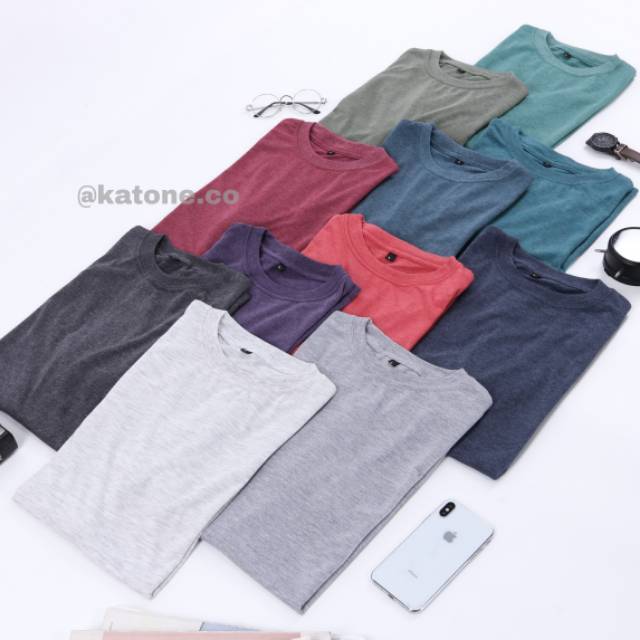 Kaos Polos Misty Two Tone Series 30S