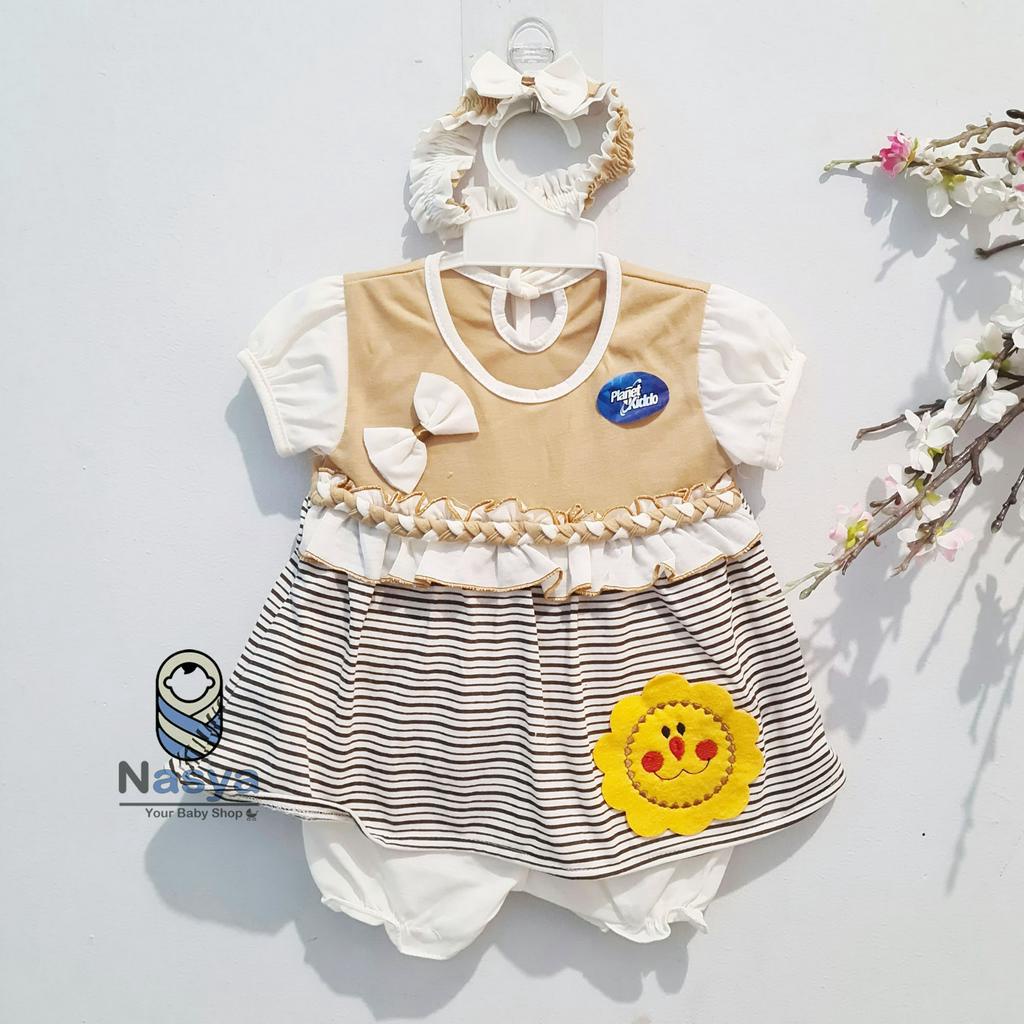 [P-010] Dress Bayi / pakaian anak perempuan motif cherry (0-6 bulan) - kodosan - Planet Kids