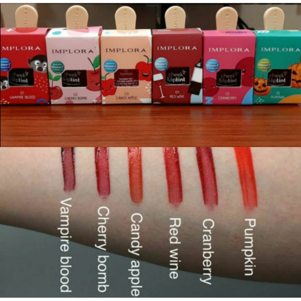 🌹Coin_Shop🌹IMPLORA Cheek & Lip Tint (beli grosir harga beda)