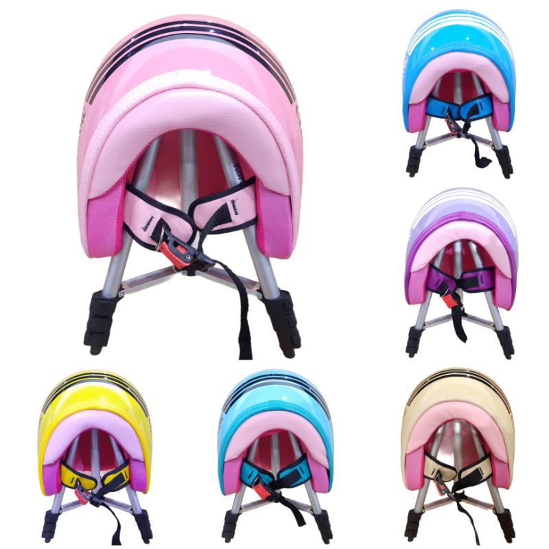 Helm Bogo Wanita Dewasa Model Terbaru Warna Pastel Classic SNI
