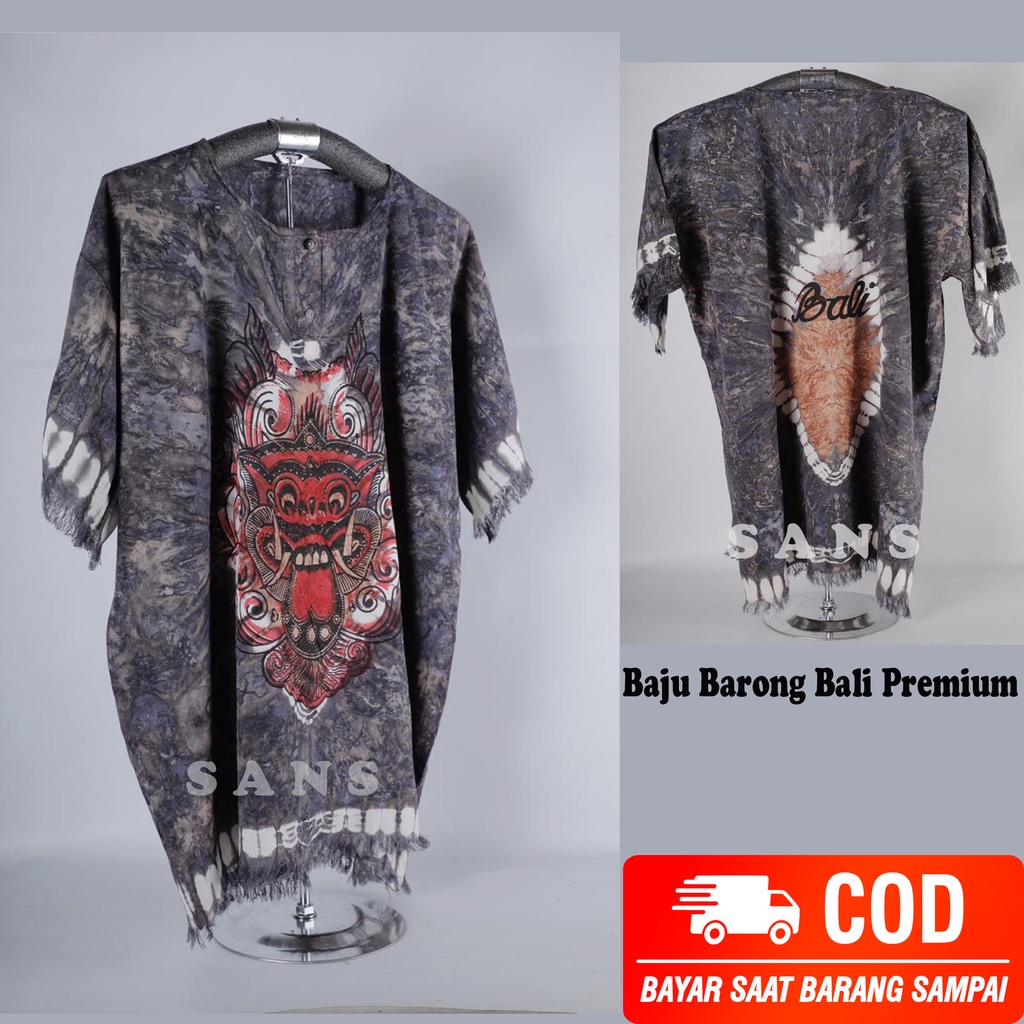 Baju Barong Bali pria wanita- Kaos Bali - Kaos Pantai - baju pria wanita