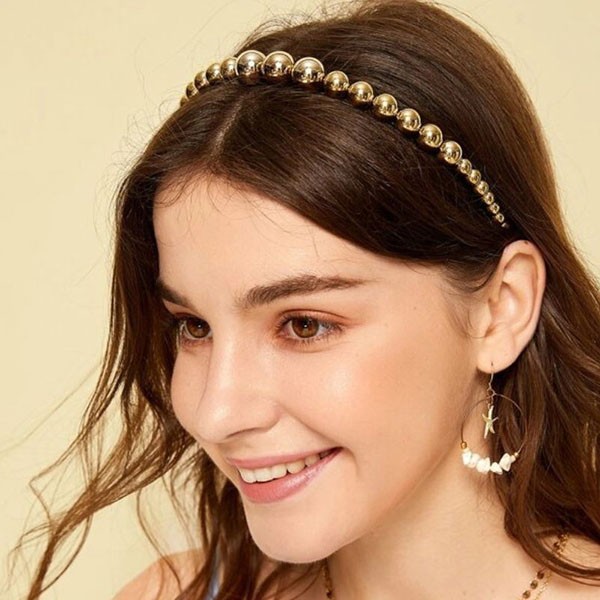 bando mutiara creative pearl retro headband (4D3) jba040