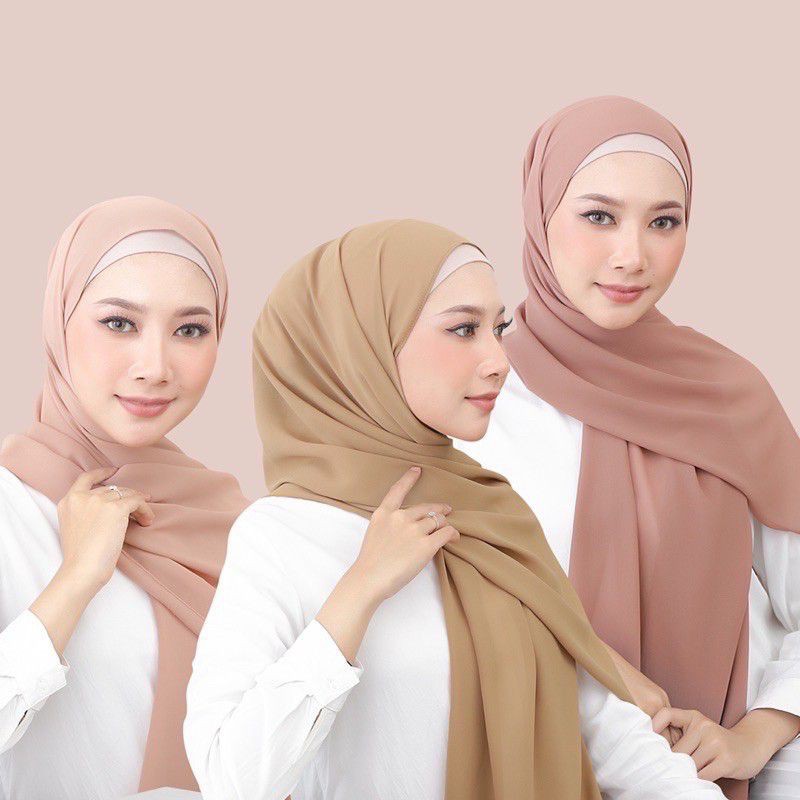 180x75 JILBAB PASHMINA CERUTY BABYDOLL PREMIUM / PASHMINA LOZY CERUTI BABYDOLL TEPI JAHIT