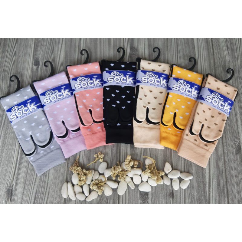 Kaos kaki jempol motif HATI KECIL || kaos kaki jempol nilon muslimah dewasa tebal ||kaos kaki motif panjang
