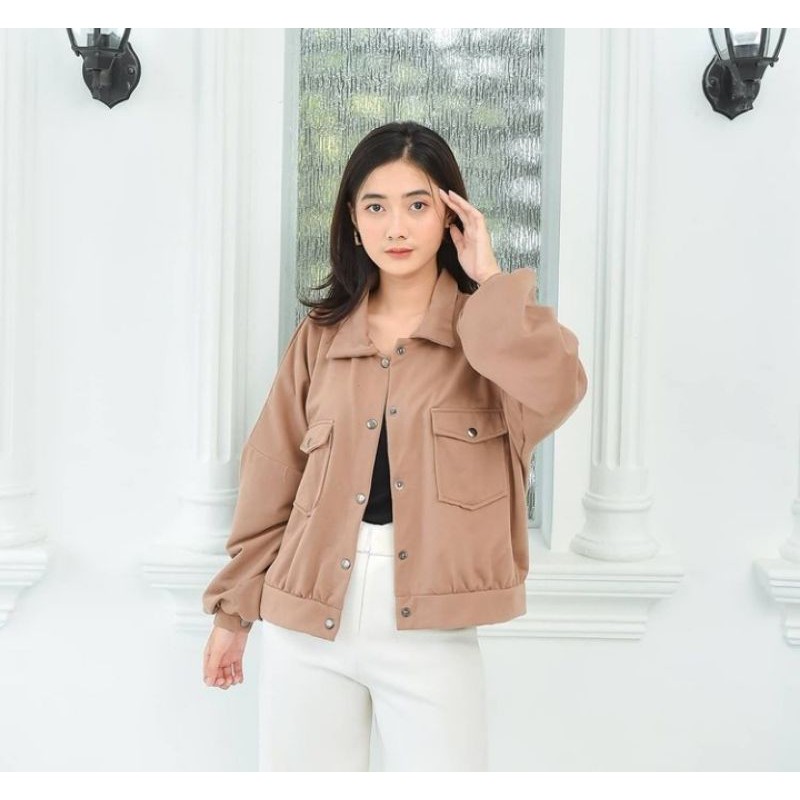 JAKET WANITA OLIN BUTTON