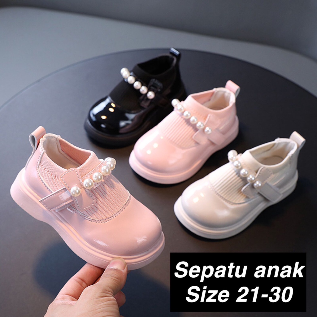 SP-LIK SEPATU ANAK MUTIARA PITA SIZE 21-30
