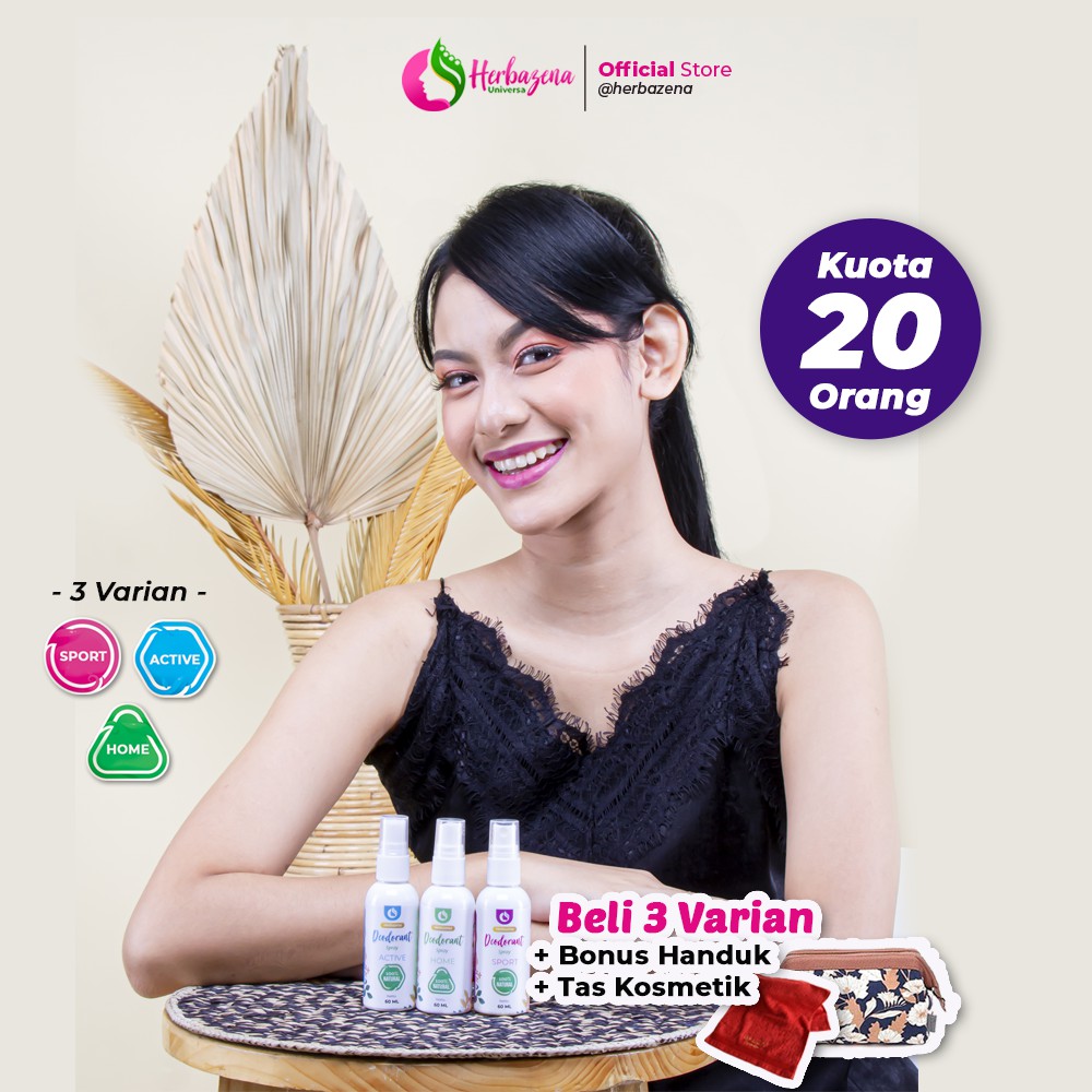 Tawas deodoran tawas deodorant spray cair obat penghilang bau badan ketiak kaki wanita pria alami