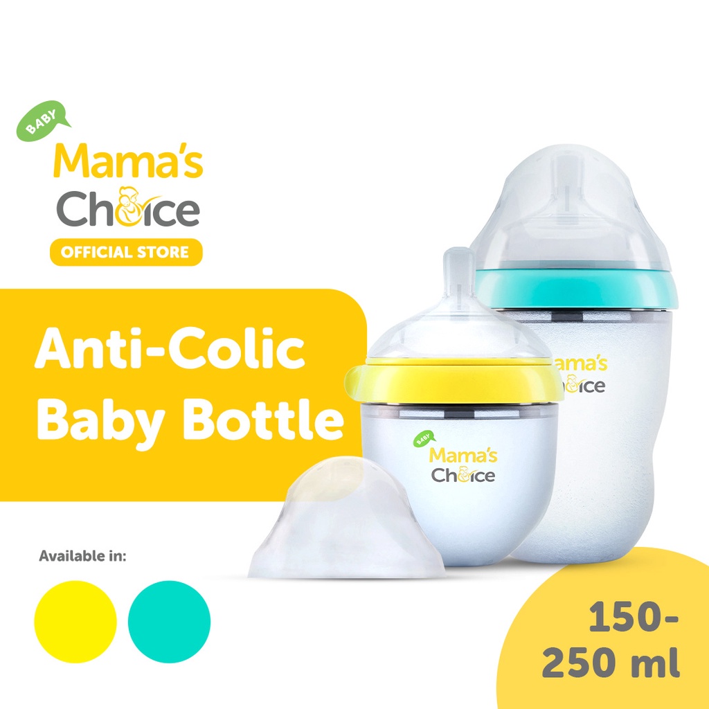 Dot Bayi Botol Susu | Anti Colic Baby Bottle Mama's Choice  - Botol Susu Baby Safe Anti Kolik