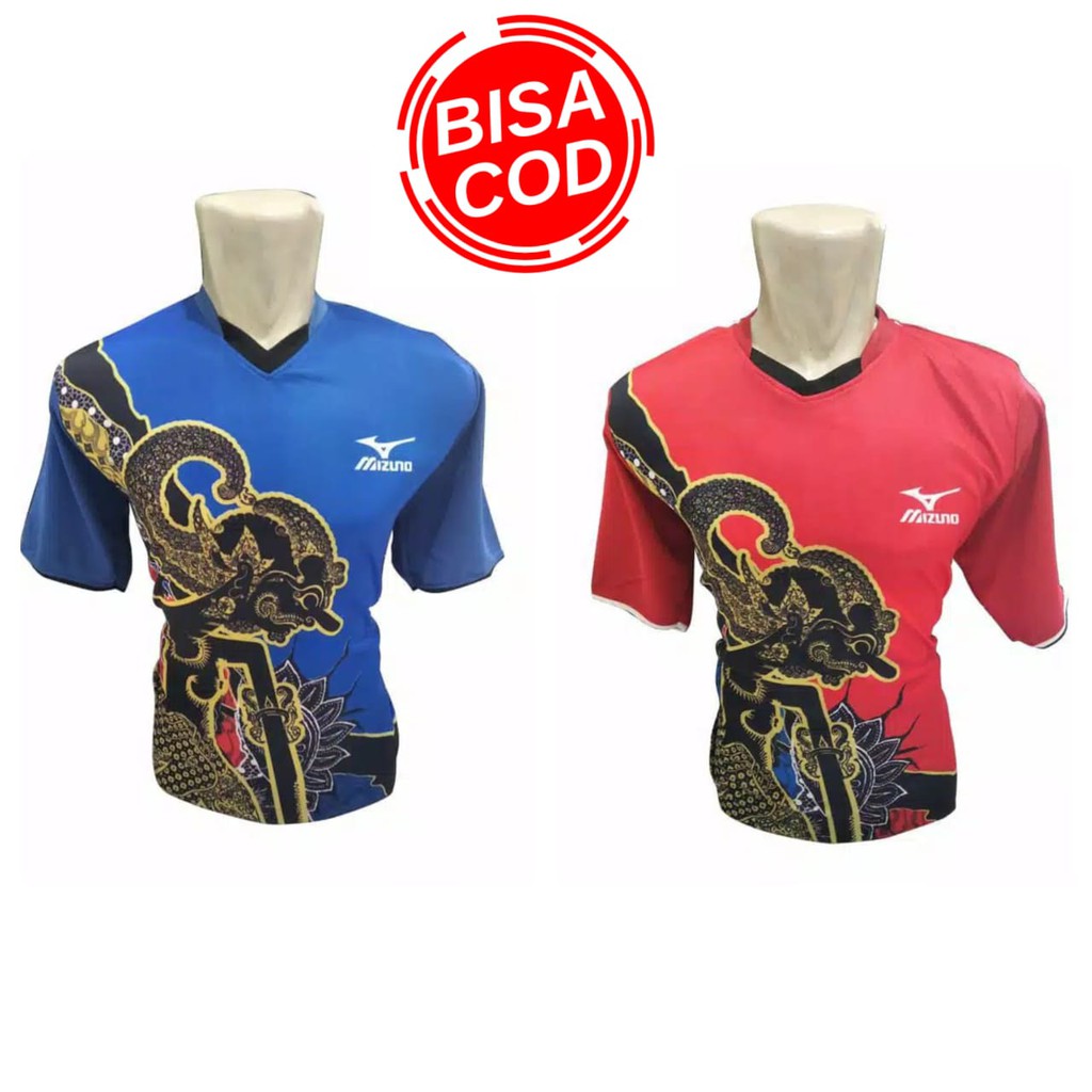 Baju Volli Wayang Printing Baju olahraga Printing Mizuno