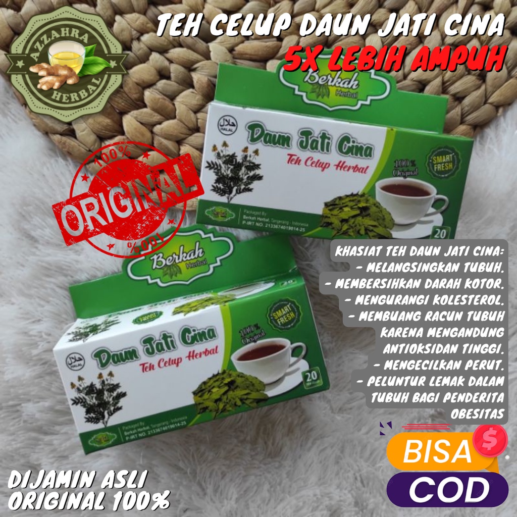 Teh Daun Jati China Teh Pelangsing Cina Daun Jati Kering / Teh Celup Jati Cina / Teh Jati Cina / Teh Langsing Alami
