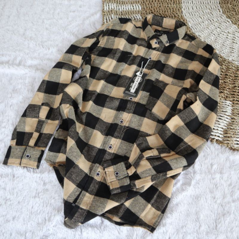 KEMEJA FLANEL PRIA LENGAN PANJANG DISTRO FANEL MOTIP KOTAK TERBARU TERPOPULER