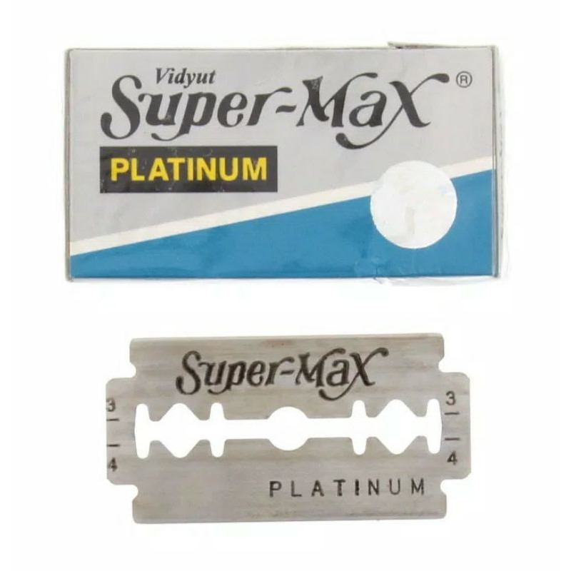 Silet Cukur Supermax Platinum Original Barber Barbershop Pangkas Rambut eceran