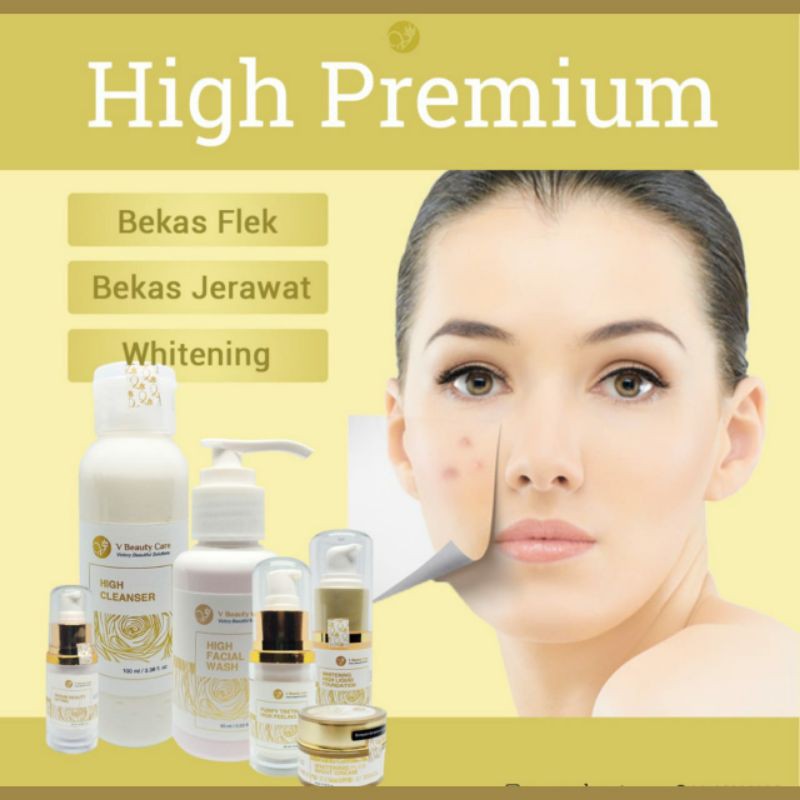 PAKET HIGH PREMIUM WHITENING PLUS NIGHT CREAM  VBC V BEAUTY CARE VICTORY BEAUTY CARE