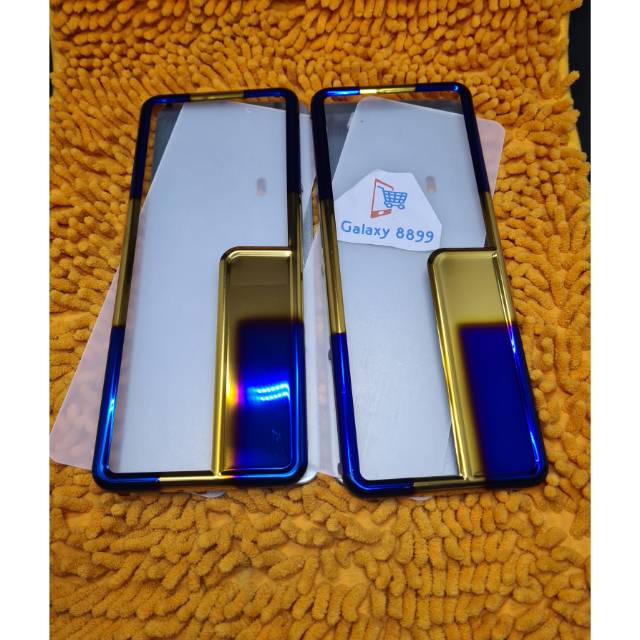 Plat Nomor Motor Twotone pelangi Variasi Dudukan - Cover Plat Nomor Universal 1pasang depan belakang